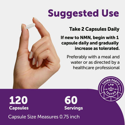 Advanced NMN 1,000mg – Cellular Energy, Longevity & Vitality Support