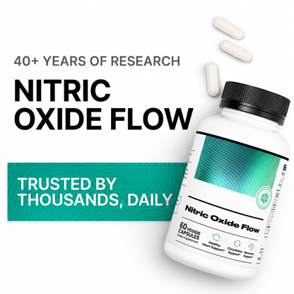Trendora Nutrtion Nitric Oxide Flow Blood Pressure, Blood Flow, Recovery Support Cardiovascular Health