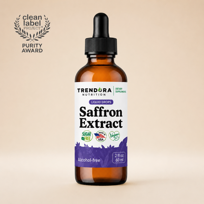 Trendora Nutrition Saffron Extract Liquid Drops