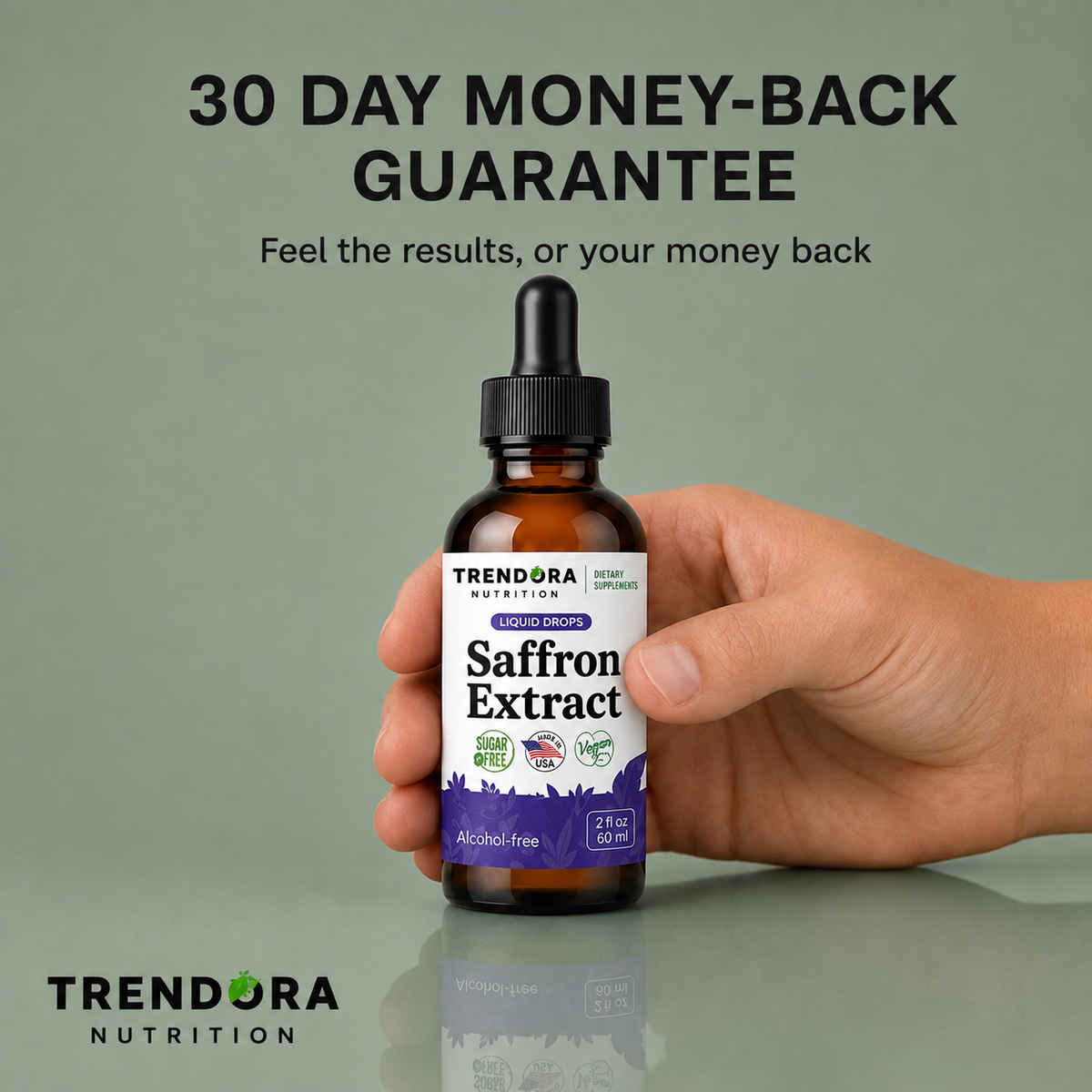Trendora Nutrition Saffron Extract Liquid Drops