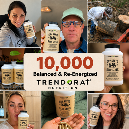 Trendora Nutrition Grass-Fed Beef Liver Capsules
