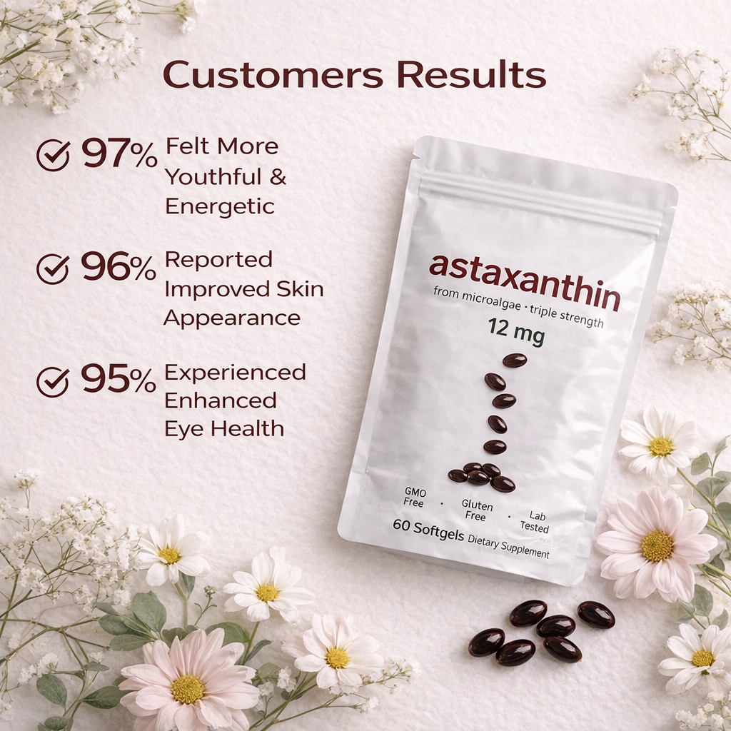 Astaxanthin 24mg, 60 Softgels