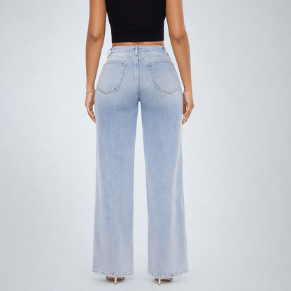 Mid-low Rise Baggy Jeans