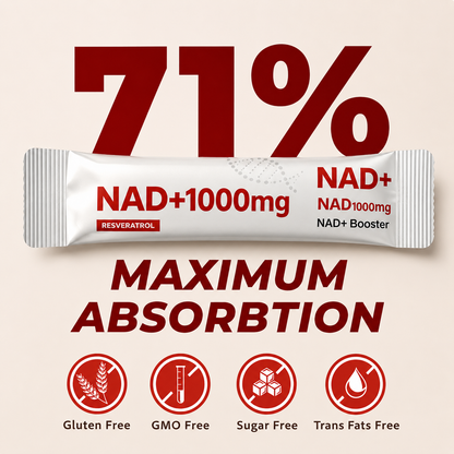 Trendora Nutrition  NAD+ Berry Flavor Drink Mix for Skin Aging Support, Energy, and Focus - 30 Pack