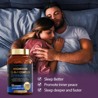 Trendora Nutrition 12-In-1 Magnesium Complex Supports Muscles and Nerve Health