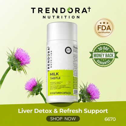 Trendora Nutrition Milk Thistle Liver Detox & Colon Cleanse