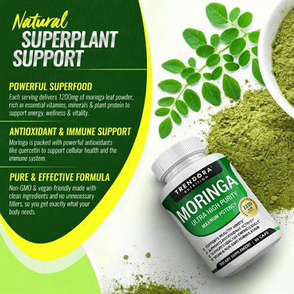 Trendora Moringa Complex — Clean Energy & Immune Defense Formula
