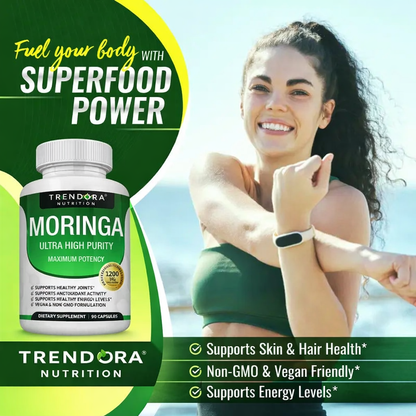 Trendora Moringa Complex — Clean Energy & Immune Defense Formula
