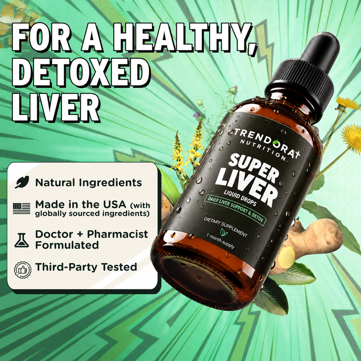 Trendora Nutrition Super Liver Support