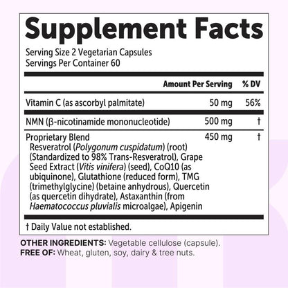 Advanced NMN 1,000mg – Cellular Energy, Longevity & Vitality Support