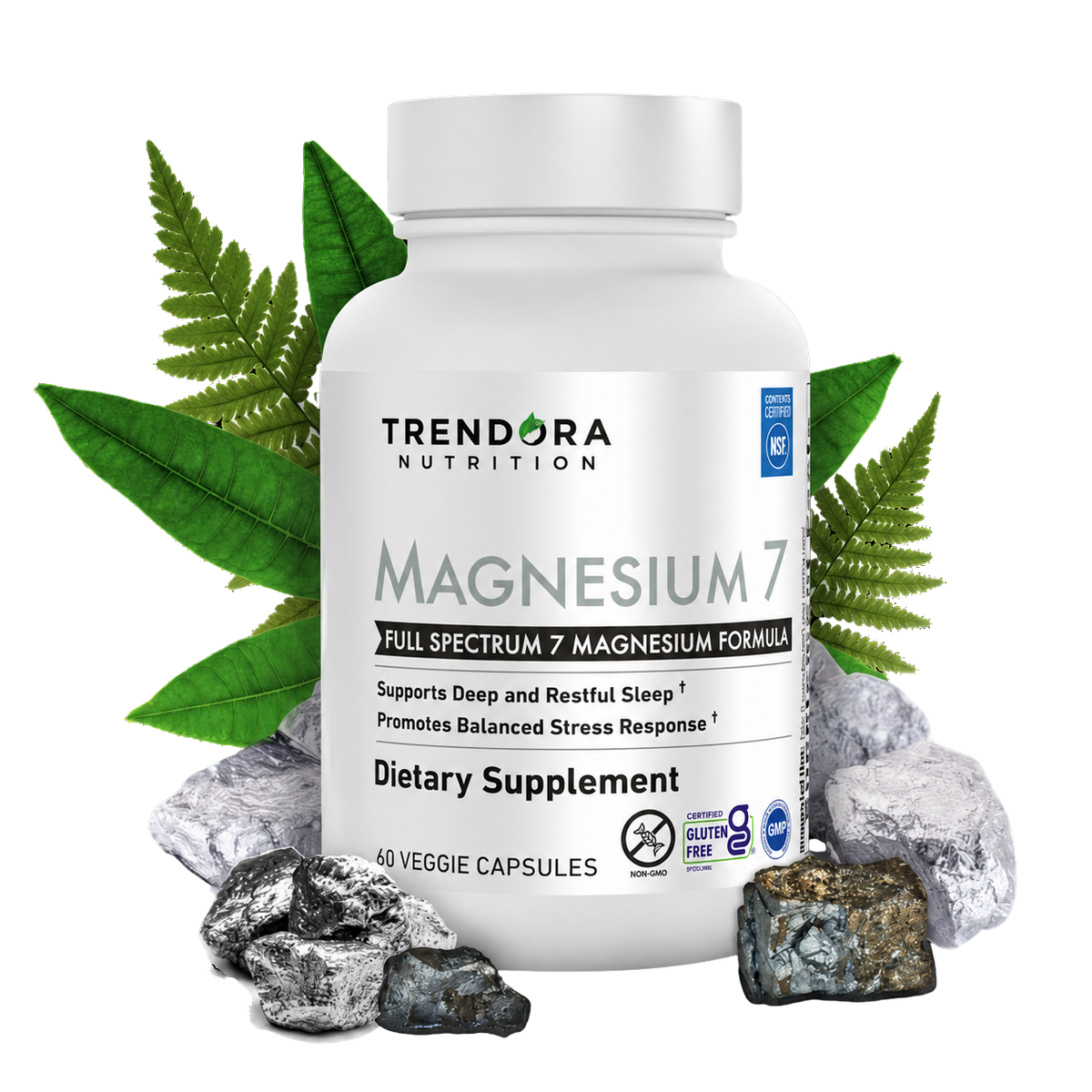 Trendora Nutrition Magnesium 7 Daily Natural Magnesium & Sleep Supplement