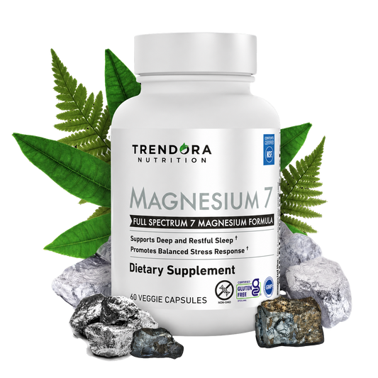 Trendora Nutrition Magnesium 7 Daily Natural Magnesium & Sleep Supplement